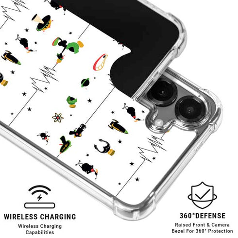 Looney Tunes Marvin the Martian Gadgets Galaxy S26 Plus Clear Case