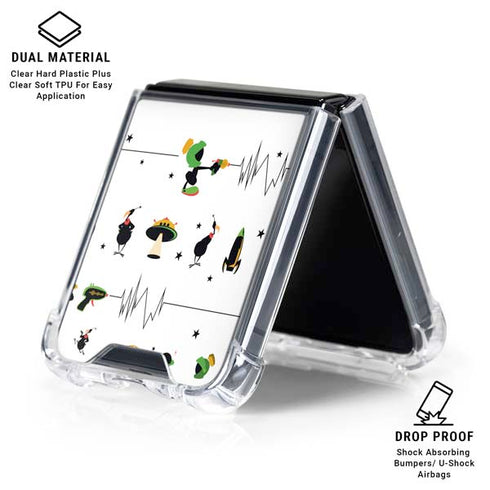 Looney Tunes Marvin the Martian Gadgets Galaxy Z Flip6 Clear Case