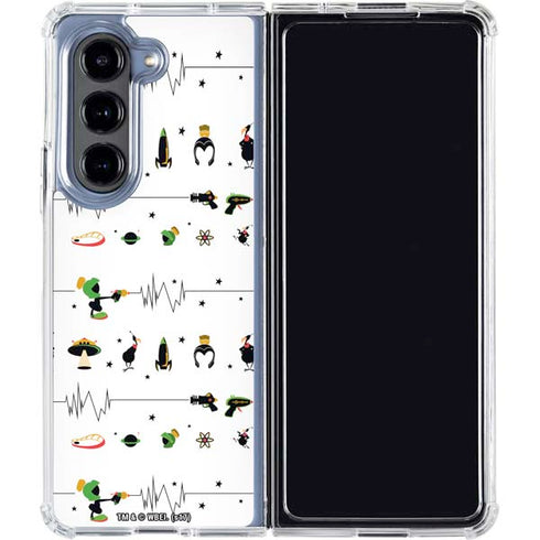 Looney Tunes Marvin the Martian Gadgets Galaxy Z Fold5 5G Clear Case
