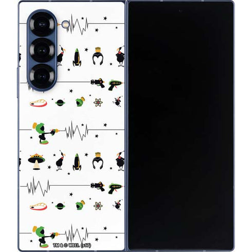 Looney Tunes Marvin the Martian Gadgets Galaxy Z Fold6 Skin