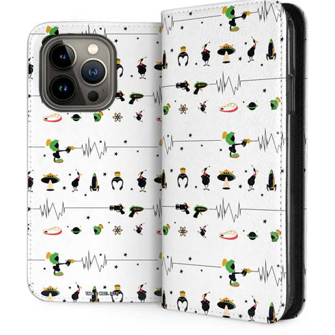 Looney Tunes Marvin the Martian Gadgets iPhone 13 Pro Folio Case