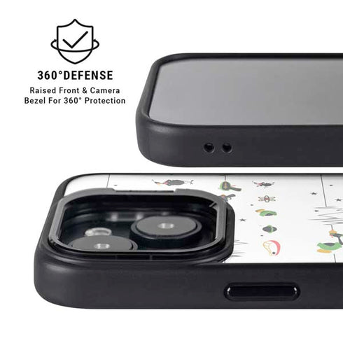 Looney Tunes Marvin the Martian Gadgets iPhone 14 Kickstand Case