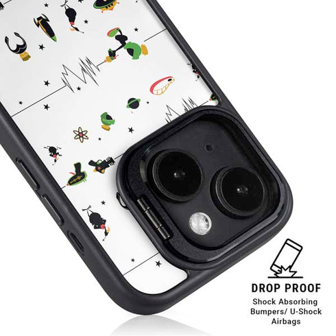 Looney Tunes Marvin the Martian Gadgets iPhone 14 Plus Kickstand Case