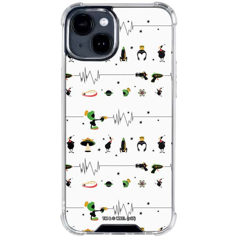 Looney Tunes Marvin the Martian Gadgets iPhone 15 Clear Case