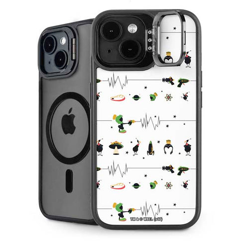 Looney Tunes Marvin the Martian Gadgets iPhone 15 Plus Kickstand Case