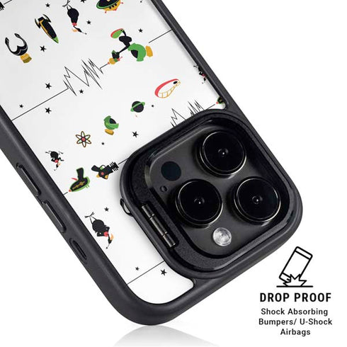 Looney Tunes Marvin the Martian Gadgets iPhone 15 Pro Kickstand Case