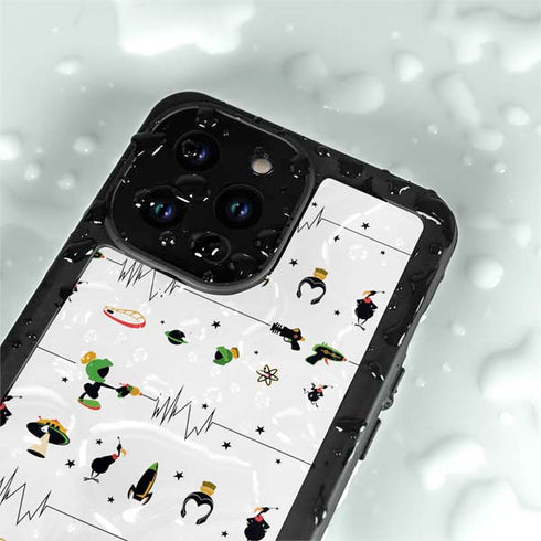 Looney Tunes Marvin the Martian Gadgets iPhone 15 Pro Waterproof Case