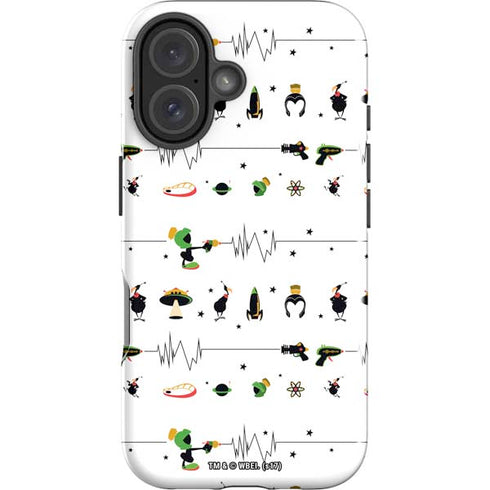 Looney Tunes Marvin the Martian Gadgets iPhone 16 Impact Case