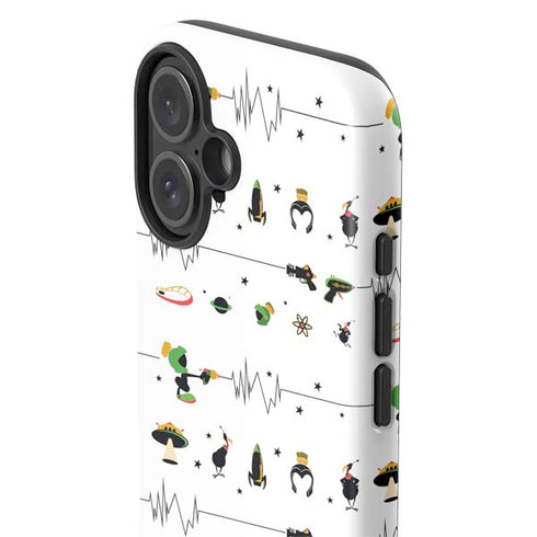 Looney Tunes Marvin the Martian Gadgets iPhone 16 Impact Case