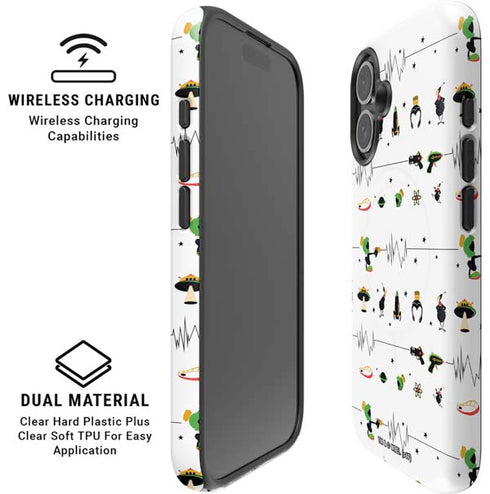 Looney Tunes Marvin the Martian Gadgets iPhone 16 Plus Magsafe Impact Case