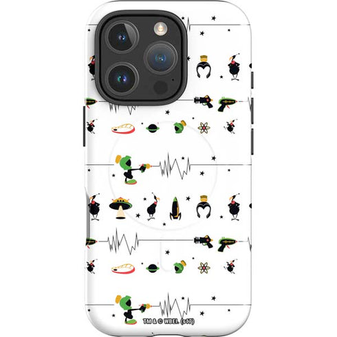Looney Tunes Marvin the Martian Gadgets iPhone 16 Pro Max Magsafe Impact Case