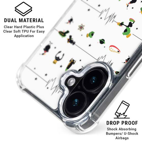 Looney Tunes Marvin the Martian Gadgets iPhone 17 Clear Case