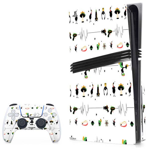 Looney Tunes Marvin the Martian Gadgets PS5 Pro Disk Bundle Skin