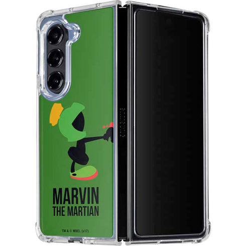 Looney Tunes Marvin the Martian Identity Galaxy Z Fold5 5G Clear Case
