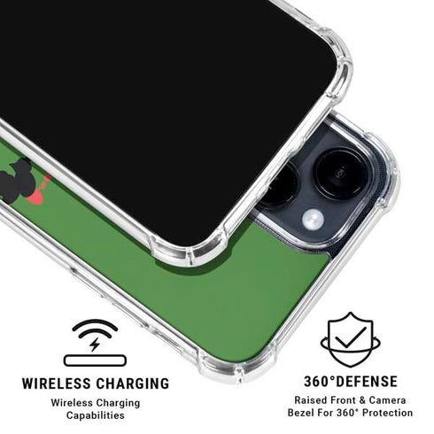 Looney Tunes Marvin the Martian Identity iPhone 15 Clear Case