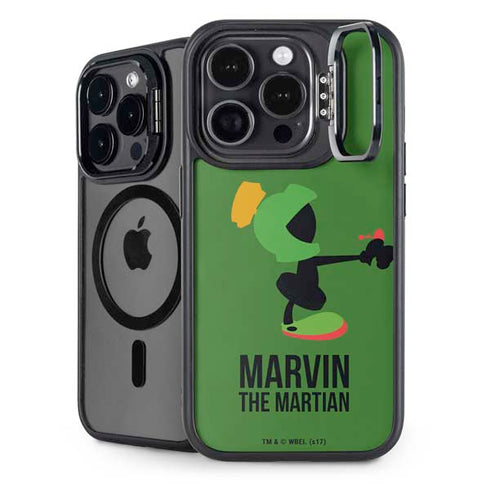 Looney Tunes Marvin the Martian Identity iPhone 15 Pro Max Kickstand Case