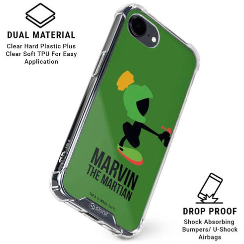 Looney Tunes Marvin the Martian Identity iPhone 16e Clear Case