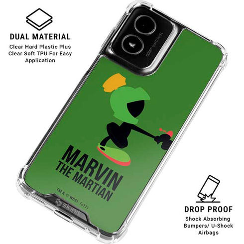 Looney Tunes Marvin the Martian Identity Moto G Power 5G (2024) Clear Case