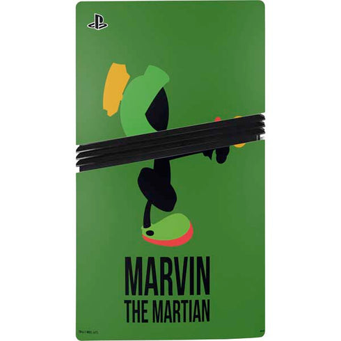 Looney Tunes Marvin the Martian Identity PS5 Pro Disk Console Skin