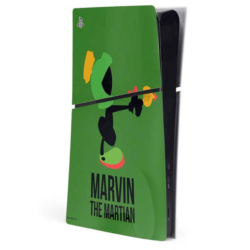 Looney Tunes Marvin the Martian Identity PS5 Slim Digital Edition Console Skin