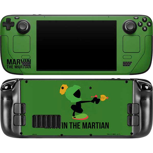 Looney Tunes Marvin the Martian Identity Steam Deck Handheld Gaming Computer OLED Skin