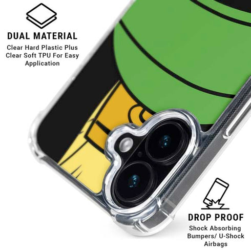 Looney Tunes Marvin the Martian iPhone 16 Plus Clear Case