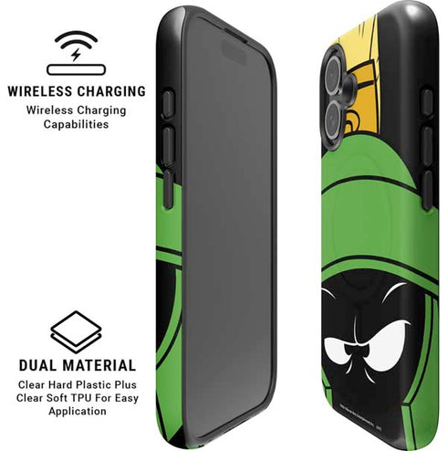 Looney Tunes Marvin the Martian iPhone 16 Plus Magsafe Impact Case