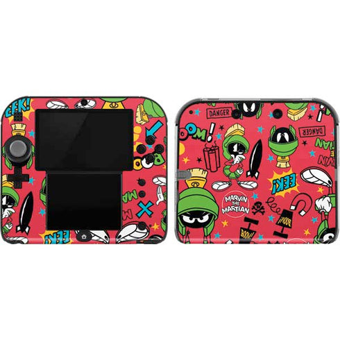 Looney Tunes Marvin the Martian Patches Nintendo 2DS Skin