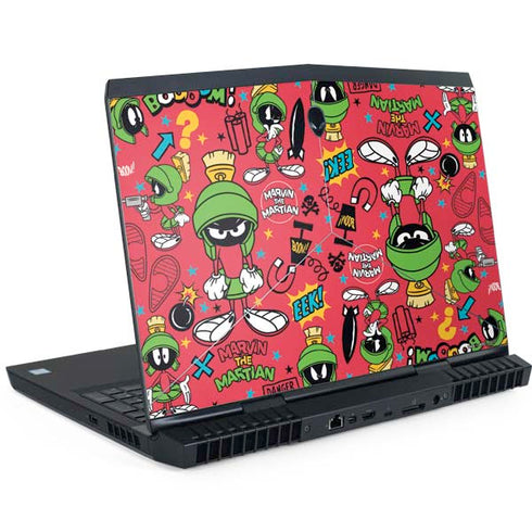 Looney Tunes Marvin the Martian Patches Dell Alienware Skin