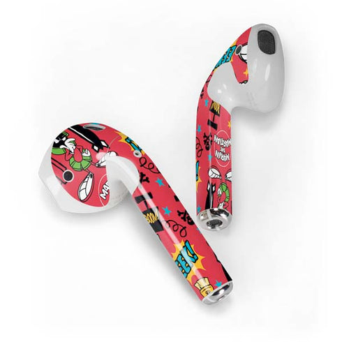 Looney Tunes Marvin the Martian Patches Apple AirPods Skin