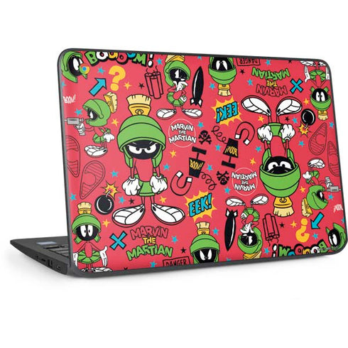 Looney Tunes Marvin the Martian Patches HP Chromebook Skin