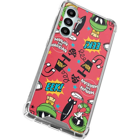 Looney Tunes Marvin the Martian Patches Galaxy A16 5G Clear Case