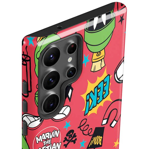 Looney Tunes Marvin the Martian Patches Galaxy S23 Ultra Pro Case