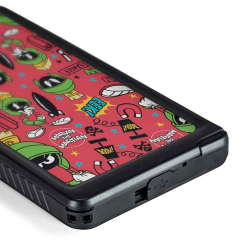 Looney Tunes Marvin the Martian Patches Galaxy S24 Ultra Waterproof Case