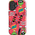 Looney Tunes Marvin the Martian Patches iPhone 16 Plus Impact Case