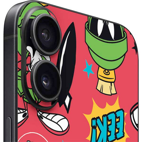 Looney Tunes Marvin the Martian Patches iPhone 16 Plus Skin