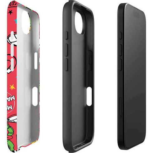 Looney Tunes Marvin the Martian Patches iPhone 16e Impact Case