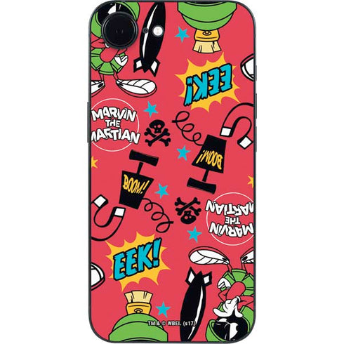 Looney Tunes Marvin the Martian Patches iPhone 16e Skin
