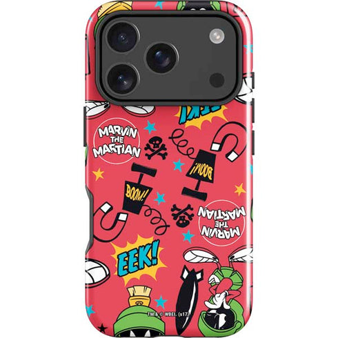 Looney Tunes Marvin the Martian Patches iPhone 18 Pro Impact Case