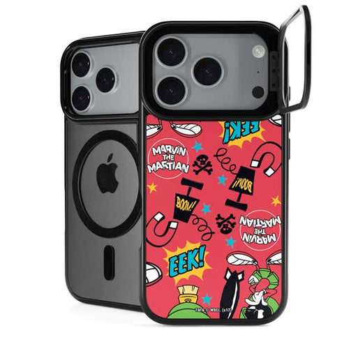Looney Tunes Marvin the Martian Patches iPhone 18 Pro Max Kickstand Case