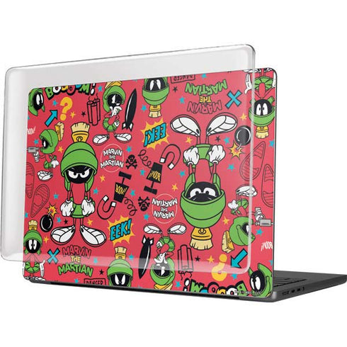 Looney Tunes Marvin the Martian Patches MacBook Pro 14in (2021-24) Case plus Skin