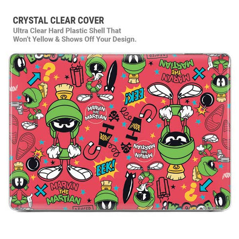 Looney Tunes Marvin the Martian Patches MacBook Pro 14in (2021-24) Case plus Skin