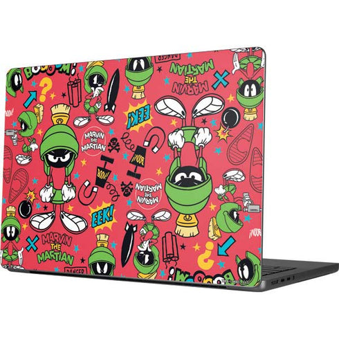 Looney Tunes Marvin the Martian Patches Apple MacBook Pro 14-inch Skin