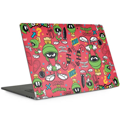 Looney Tunes Marvin the Martian Patches MacBook Skins