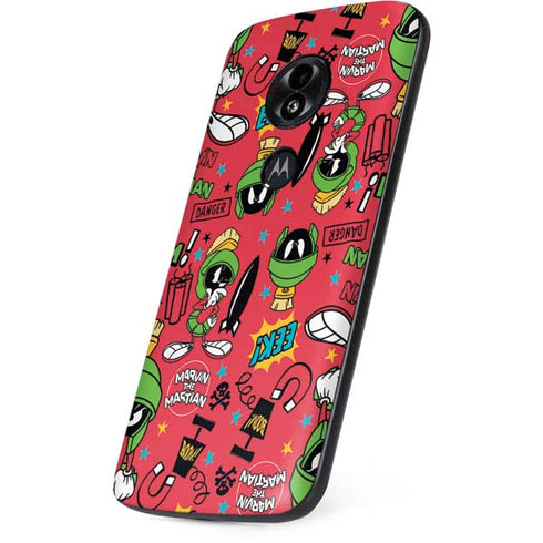 Looney Tunes Marvin the Martian Patches Moto E5 Play Skin