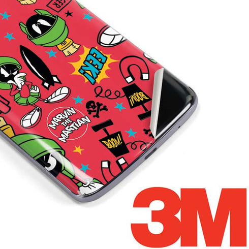 Looney Tunes Marvin the Martian Patches Moto E5 Plus Skin