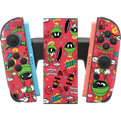 Looney Tunes Marvin the Martian Patches Nintendo Switch 2 (2025) Joy-Con Controller Skin