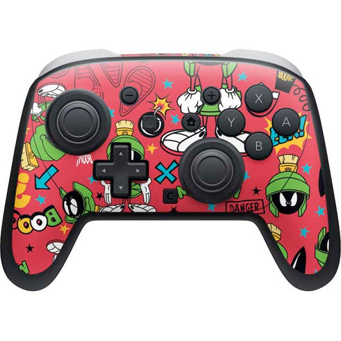 Looney Tunes Marvin the Martian Patches Nintendo Switch 2 (2025) Pro Controller Skin