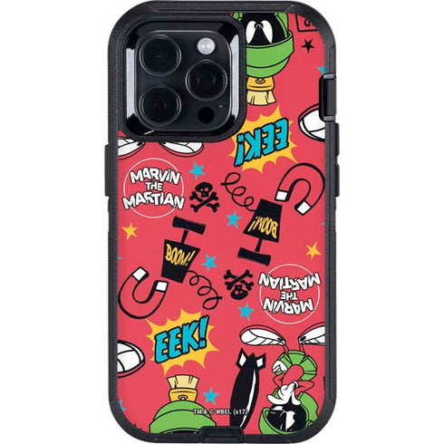 Looney Tunes Marvin the Martian Patches Otterbox Defender iPhone Skin