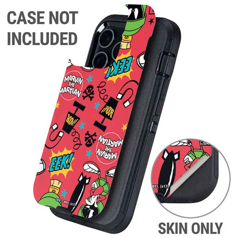 Looney Tunes Marvin the Martian Patches Otterbox Defender iPhone Skin